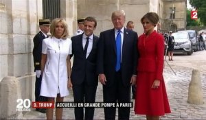 Donald Trump : accueilli en grande pompe à Paris
