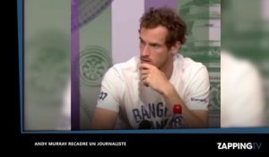 La leçon d'Andy Murray sur les propos sexistes d'un journaliste (vidéo)