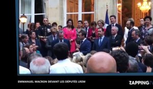 Emmanuel Macron fait le show devant les députés La République en Marche (Vidéo)