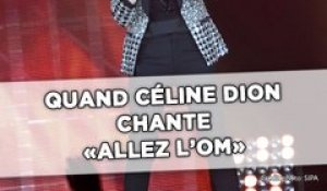 Quand Céline Dion chante «Allez l'OM» au Vélodrome