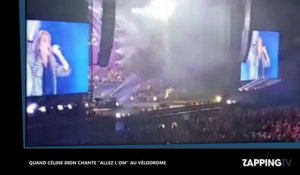 Céline Dion chante "Allez l’OM" en plein concert au Vélodrome (vidéo)