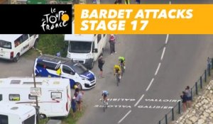 Romain Bardet attaque / attacks - Étape 17 / Stage 17 - Tour de France 2017
