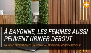À Bayonne, les femmes aussi peuvent uriner debout