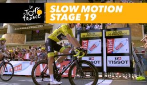 L'arrivée de Froome au ralenti / Froome's finish in slow motion - Étape 19 / Stage 19 - Tour de France 2017