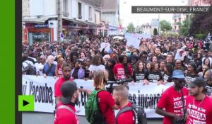 «On ne lâchera pas»: un millier de personnes marchent pour Adama Traoré à Beaumont-sur-Oise