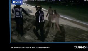 Deux touristes en plein ébat se font arrêter tout nus sur une plage (vidéo