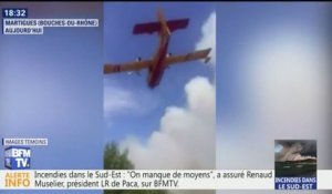 Bouches-du-Rhône: le feu a repris à Martigues