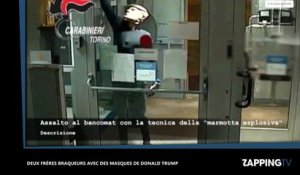 Deux braqueurs dévalisent une banque avec des masques à l’effigie de Donald Trump (vidéo)