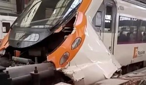 Accident de train dans une gare de Barcelone : 48 blessés
