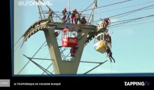 Une centaine de personnes piégées dans un téléphérique à Cologne (vidéo)