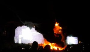 Espagne: spectaculaire incendie sans victimes lors d'un festival