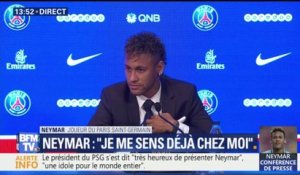 "Neymar n'est pas venu pour l'argent", dit le président du PSG