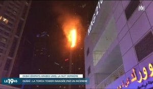 Dubaï : Spectaculaire incendie qui a ravagé la célèbre "Torch Tower" - Vidéo