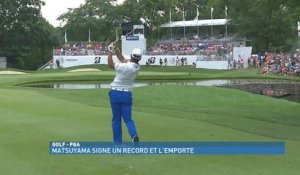 Golf - Bridgestone Invitational - Matsuyama remporte le tournoi et égale le record de Tiger Woods