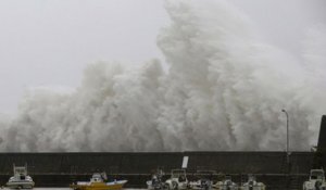 Le Japon balayé par un typhon