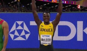 Mondiaux d'athlétisme : McLeod survole la finale du 110m haies, Darien rate le podium d'un souffle !