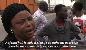"Ville morte" en RD Congo: Kinshasa au ralenti