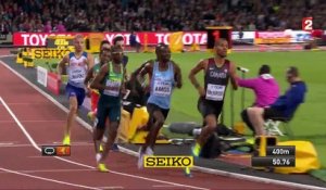 Mondiaux d'athlétisme : regardez l'intégralité de la course victorieuse de Pierre-Ambroise Bosse sur 800 m