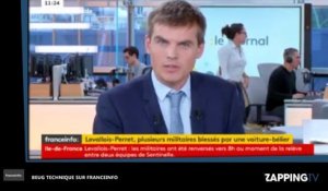 Franceinfo : Gros bug technique en direct, une journaliste est en duplex sans s'en rendre compte (vidéo)