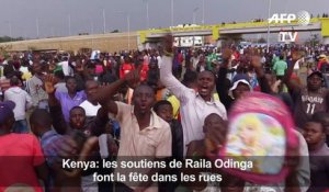 Kenya: fêtes dans la rue en soutien à Odinga