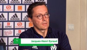 OM - Eyraud : "On compte toujours beaucoup sur Evra"