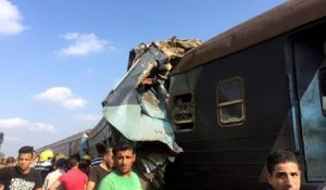 Egypte : au moins 36 morts dans une collision entre deux trains