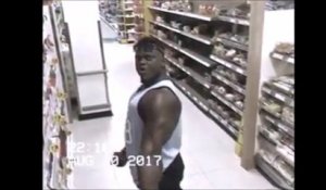Ce bodybuildeur découvre qu'il est filmé, regardez sa réaction hilarante!