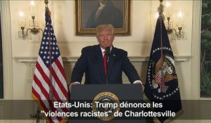 Trump dénonce les 'suprémacistes blancs, le KKK et les néo-nazis