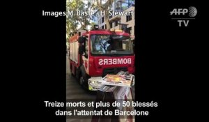 Treize morts et plus de 50 blessés dans l'attentat de Barcelone