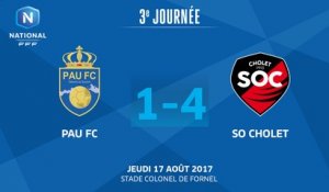 J3 : Pau FC – SO Cholet (1-4), le résumé