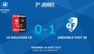 J3: US Boulogne CO-Grenoble FOOT 38 (0-1), le résumé