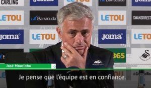 2e j. - Mourinho : "L’équipe est en confiance"