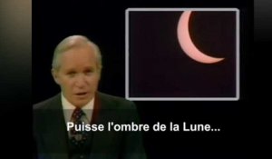 Ce présentateur de 1979 annonçant l'éclipse de 2017 aux États-unis avait un rêve complètement fou
