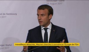 La directive sur le travail détaché est "une trahison des fondamentaux de l'Europe", estime Macron