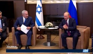 Russie: Netanyahou s'inquiète de l'influence de l'Iran en Syrie