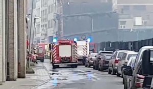 Incendie dans un entrepôt à Anderlecht
