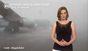 Typhon Hato à Hong Kong : les vidéos les plus impressionnantes