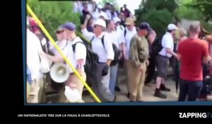 Charlottesville : Un suprémaciste blanc tire en direction d'un homme noir (vidéo)