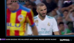 Karim Benzema rate six occasions et se fait siffler par les supporters du Real Madrid (Vidéo)