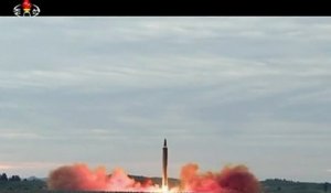 La Corée du Nord diffuse une vidéo de son tir de missile