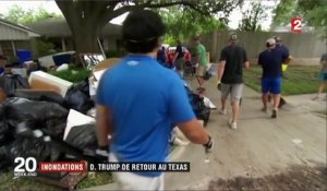 Tempête Harvey : Donald Trump de retour au Texas