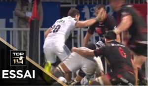 TOP 14 - Essai Vasil LOBZHANIDZE (CAB) - Lyon - Brive - J2 - Saison 2017/2018