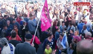 Emplois aidés. 1.200 manifestants à Quimper