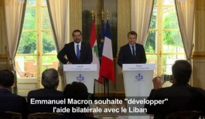 Macron souhaite "développer" l'aide bilatérale avec le Liban