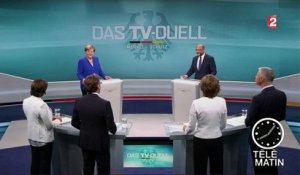 Élections en Allemagne : Angela Merkel domine le débat face à Martin Schulz