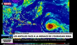 L'ouragan Irma vient de passer en force 5, la puissance maximale, et arrive sur Saint Martin et Saint Barthelemy