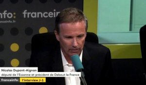 L'interview J-1. "Il faut reconstruire une alternative" au pouvoir d'Emmanuel Macron, assure Nicolas Dupont-Aignan