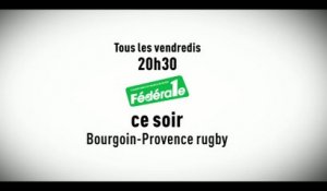 Rugby - Federale 1 Bourgoin Jallieu - Provence Rugby : Rugby federale 1 bande annonce