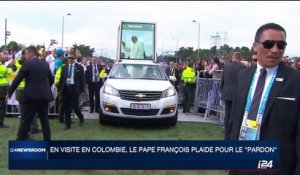 En visite en Colombie, le pape François plaide pour le "pardon"