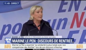 Marine Le Pen: "Je ne veux pas m'habituer au terrorisme"